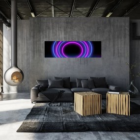 Obraz kolorowych kółek (170x50 cm)