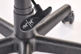 Elegancki czarny fotel gabinetowy Bjorn Halmar