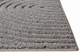 Dywan nowoczesny 3D Arc Geometria szary 160 cm x 230 cm