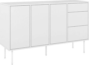 Biała nowoczesna komoda Dancan MIRKA / szer. 130 cm
