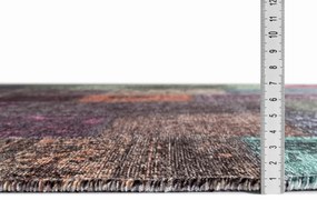 Dywan nowoczesny Michele Patchwork multikolorowy 80 cm x 145 cm