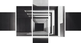 Obraz - Kwadratowy tunel (125x70 cm)