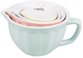 Zestaw 4 kamionkowych miarek Sass & Belle Retro