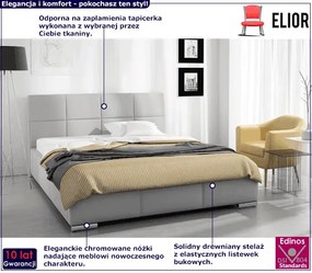 Łóżko tapicerowane Privex 2X 160x200 - 44 kolory