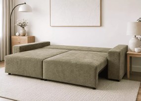 Sofa Cancun nowoczesna z funkcją spania i pojemnikiem