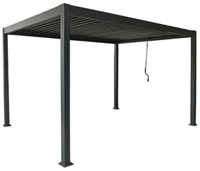 Pergola bioklimatyczna wolnostojąca z otwieranym dachem - 12 m² - antracytowy - AMALFI