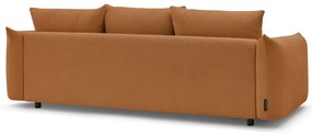 Pomarańczowa sofa 265 cm Ernest – Bobochic Paris
