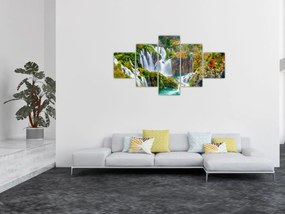 Obraz - Park Narodowy Jezior Plitwickich (125x70 cm)