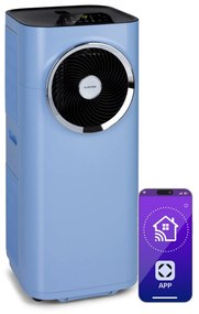 Klarstein Kraftwerk Smart 12000 BTU Klimatyzacja Przenośna Niebieski