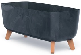 Donica ogrodowa Gracia Case Beton Effect 58 x 24 x 23,5 cm antracyt PROSPERPLAST