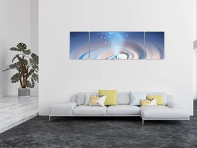Obraz - Eteryczny yin-yang (170x50 cm)