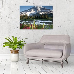 Obraz na szkle - Mount Rainier (70x50 cm)