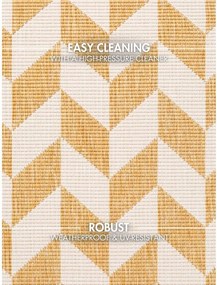 Dywan odpowiedni na zewnątrz w kolorze ochry/kremowy 120x170 cm Haringey Terrick – Ted Baker