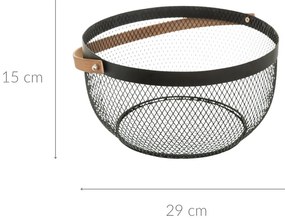 Koszyk na owoce metalowy RETRO, 29 cm