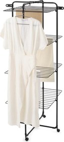 Suszarka na pranie w kolorze matowej czerni 30 m HangOn Tower – Brabantia