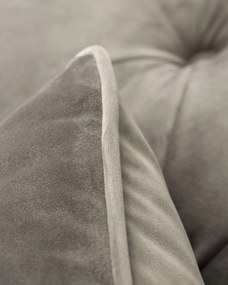 Fotel Chesterfield Classic Velvet Grey 118x96x77cm