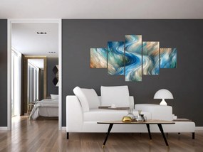 Obraz - Abstrakcyjny nurt (125x70 cm)