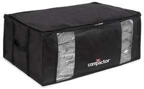 Czarny pojemnik z workiem próżniowym Compactor Black Edition, obj. 210 l