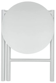 Biały metalowy stołek Disc – Zone