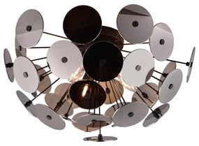 Lampa sufitowa w kolorze matowej czerni Discalgo – Trio