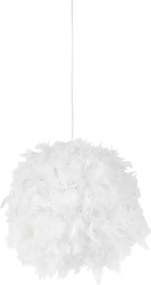 Rustykalna lampa wisząca biała - Feather