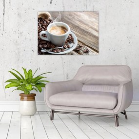 Obraz na szkle - Espresso (70x50 cm)