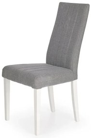 Krzesło drewniane popiel + biel F5-K38