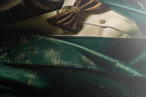 Obraz zwierzęcy gangsterski kocur