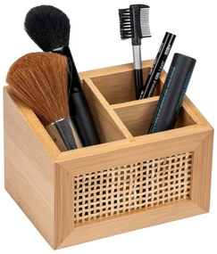 Bambusowy organizer łazienkowy Wenko Allegre, 12x9 cm