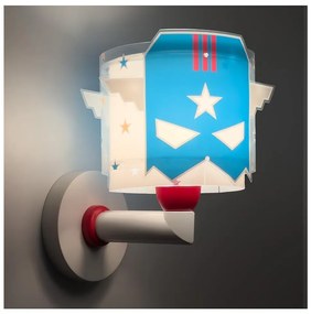 Dalber 61819 - Kinkiet dziecięcy BLUE HERO 1xE27/15W/230V