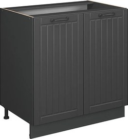 Szafka pod zlew ciemnoszary 80x60x82 fame-line