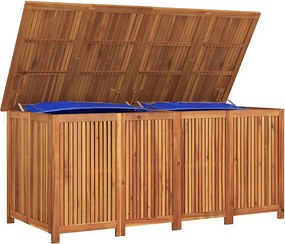 Skrzynia Ogrodowa z Litego Drewna Akacjowego 200x80x75 cm - Przestronna i Odporna na Wodę