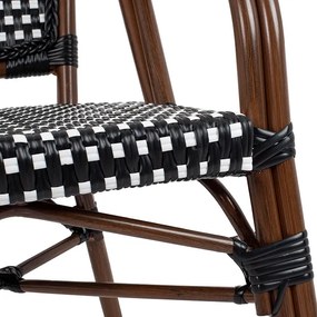 Krzesło kawiarniane styl francuski z podłokietnikami Cafe Paris Arm