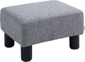 HOMCOM Pufa z eleganckim materiałowym pokryciem
