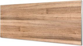 Panel szklany do Kuchni Szlachetna Struktura Drewna