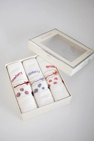 Ręczniki kuchenne JAMS, 3 szt Biały Zestaw (3szt., 40x60 cm)