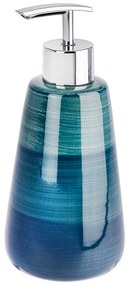 Turkusowy dozownik do mydła Wenko Pottery
