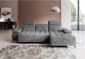 Narożnik FOCUS S z elektryczną regulacją siedziska w tkaninie Promocyjnej SALVADOR 14 WERSAL