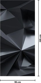 Fototapeta na drzwi - Abstrakcja geometryczna (95x205cm)