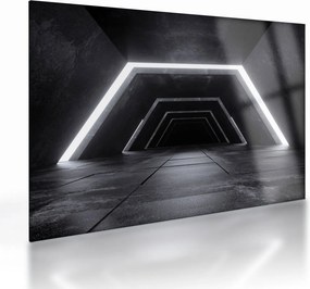 Obraz na szkle - Futurystyczny tunel (70x50 cm)