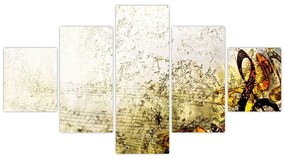 Obraz - Potęga muzyki (125x70 cm)