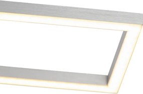 Plafon prostokątny stalowy 3-stopniowy ściemniacz - Plazas Novo