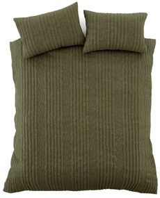 Pościel dwuosobowa w kolorze khaki 230x220 cm Tamba Stripe – Pineapple Elephant