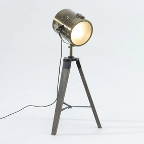 Lampa dekoracyjna metalowa na trzech nóżkach, 68 cm