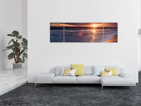 Obraz zachodu słońca (170x50 cm)