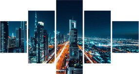 Obraz  - Noc w Dubaju (125x70 cm)