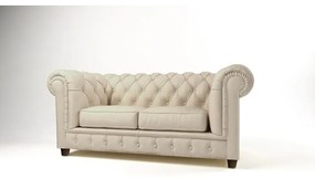 Kremowa aksamitna sofa 178 cm Cambridge – Ropez