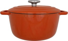 Emaliowany Garnek Żeliwny COSY & TRENDY FONTESTIC Ø24 cm 4,6 L Wszystkie Rodzaje Kuchni Indukcja - Kolor Rdza