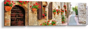 Obraz - Malownicza włoska aleja (170x50 cm)