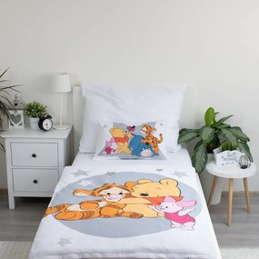 Bawełniana pościel dziecięca do łóżeczka 100x135 cm Winnie the Pooh "Stars" – Jerry Fabrics
